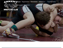 Tablet Screenshot of ankenywrestlingclub.com